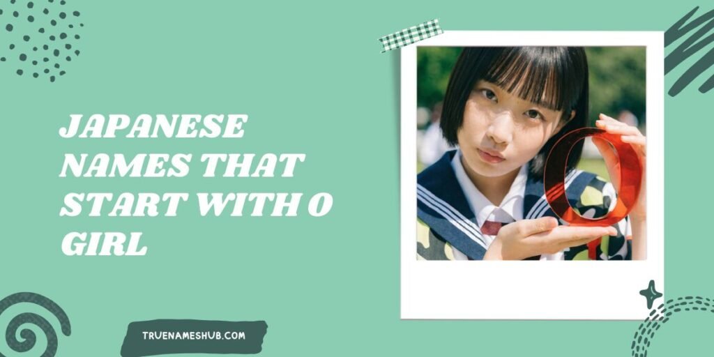 Japanese Names That Start With O Girl