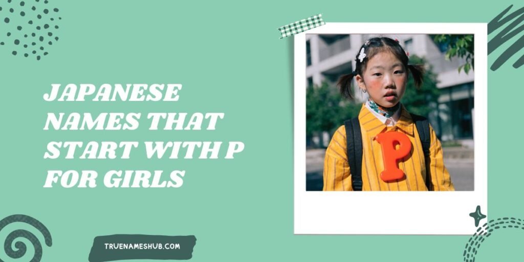 Japanese Names That Start With P For Girls