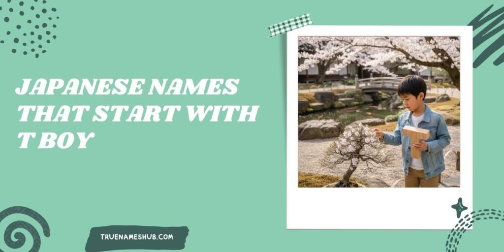 Japanese Names That Start With T Boy