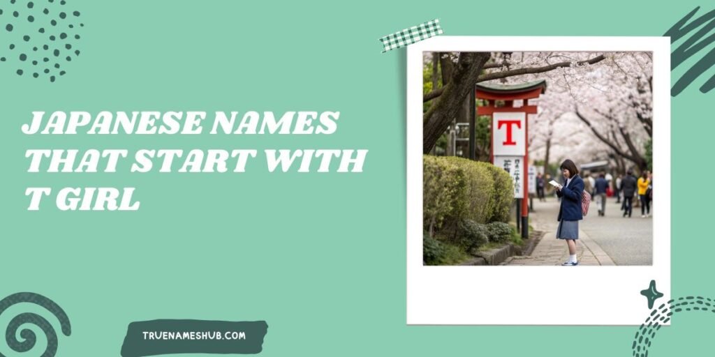 Japanese Names That Start With T Girl