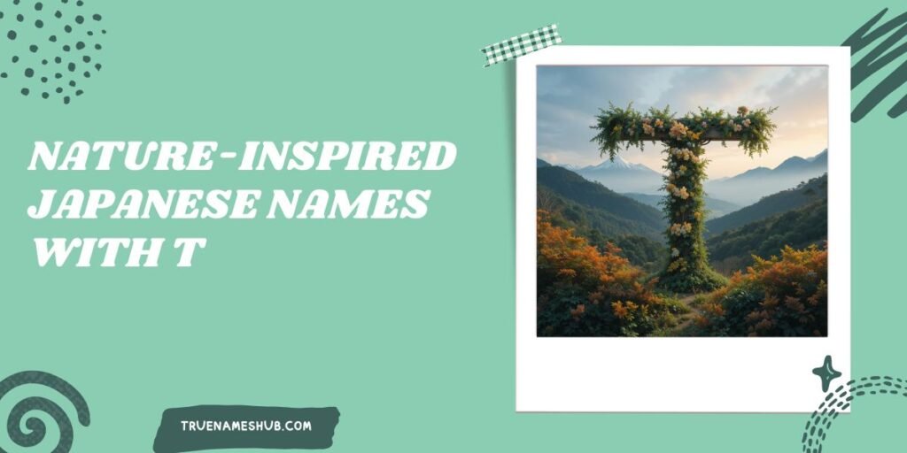 Nature-Inspired Japanese Names With T