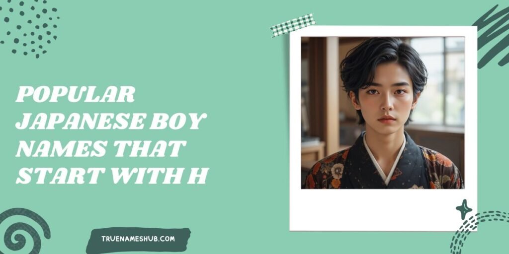 Popular Japanese Boy Names That Start With H