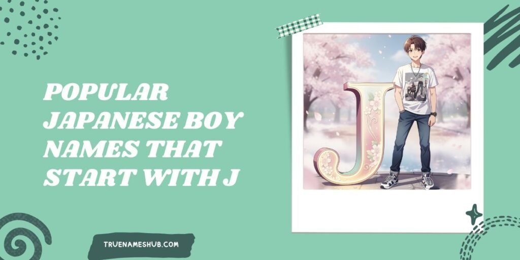 Popular Japanese Boy Names That Start With J