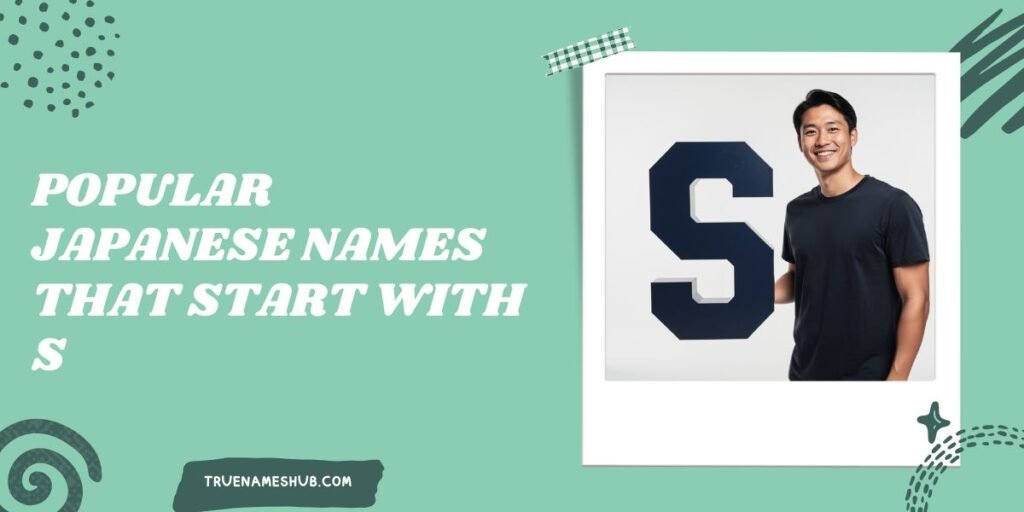 Popular Japanese Names That Start With S