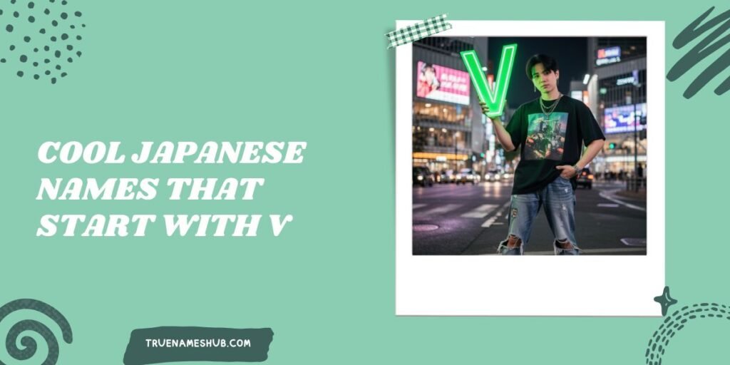 Cool Japanese Names That Start With V