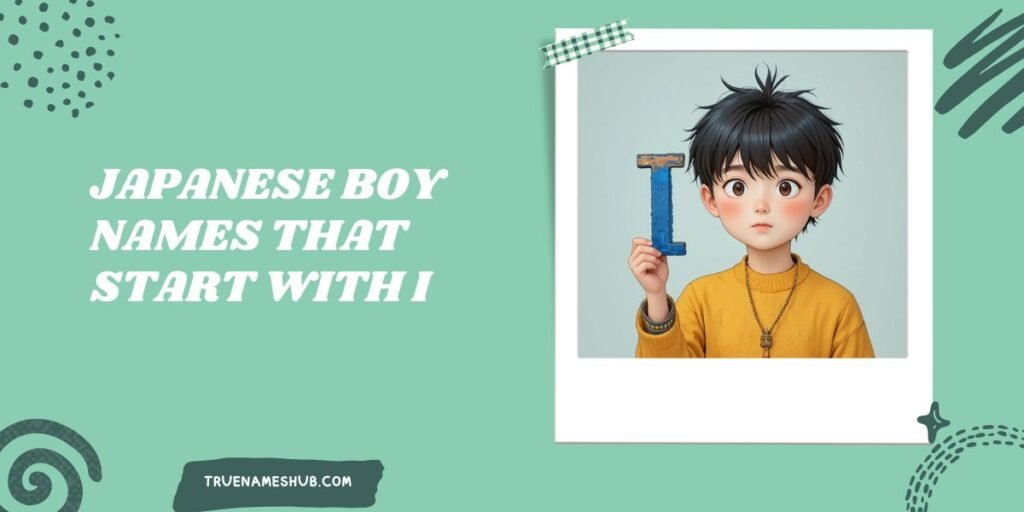 Japanese Boy Names That Start With I