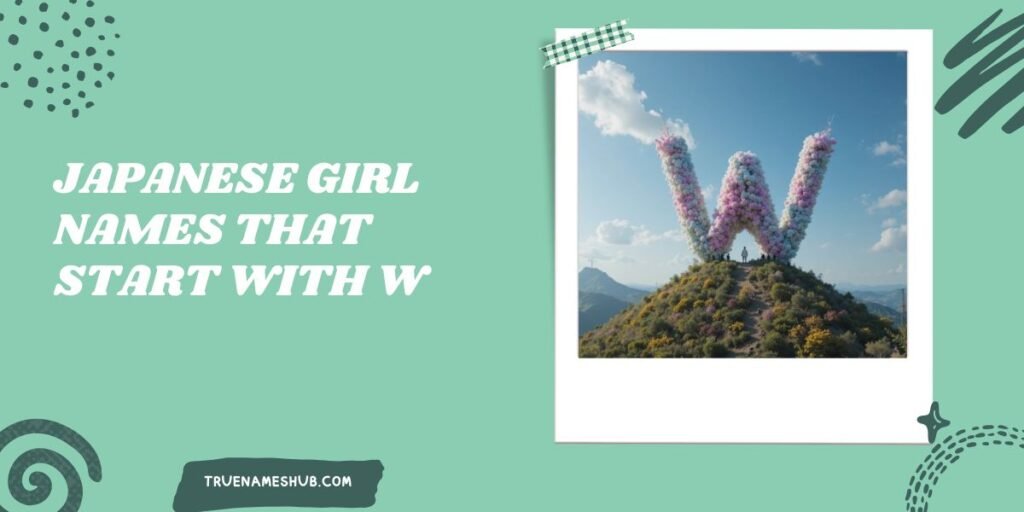 Japanese Girl Names That Start With W