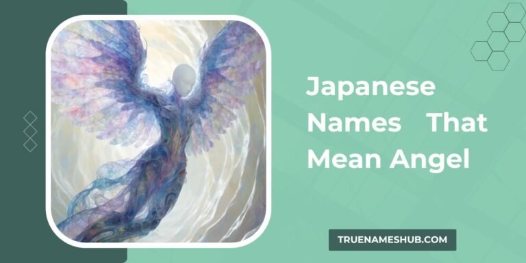 Japanese Names That Mean Angel