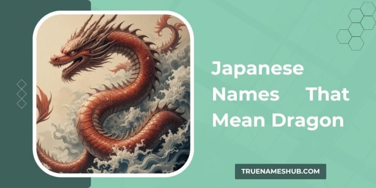 Japanese Names That Mean Dragon