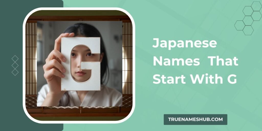 Japanese Names That Start With G