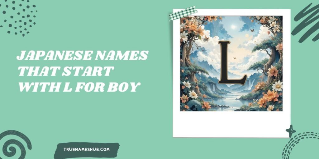 Japanese Names That Start With L for Boy