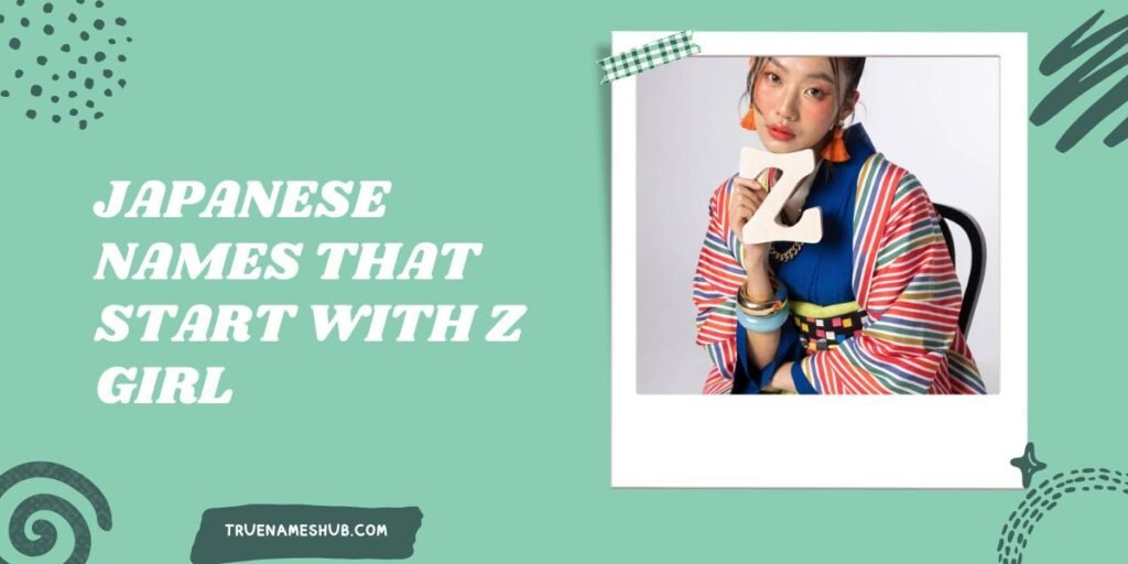 Japanese Names That Start With Z Girl