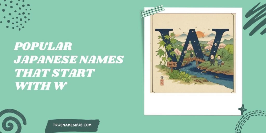 Popular Japanese Names That Start With W