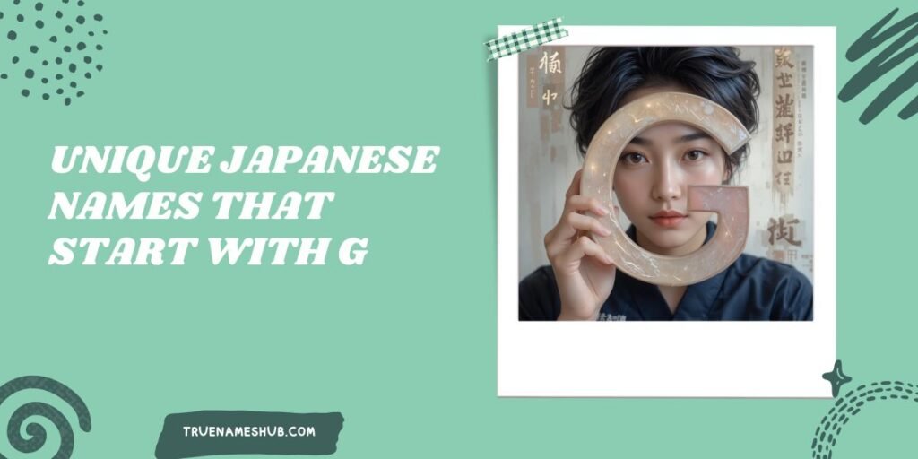 Unique Japanese Names That Start With G
