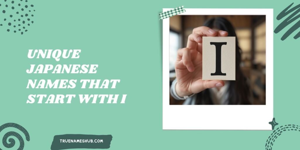 Unique Japanese Names That Start With I