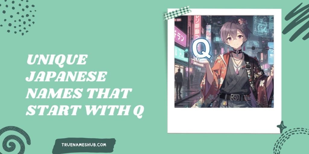 Unique Japanese Names That Start With Q