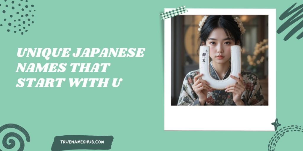 Unique Japanese Names That Start With U