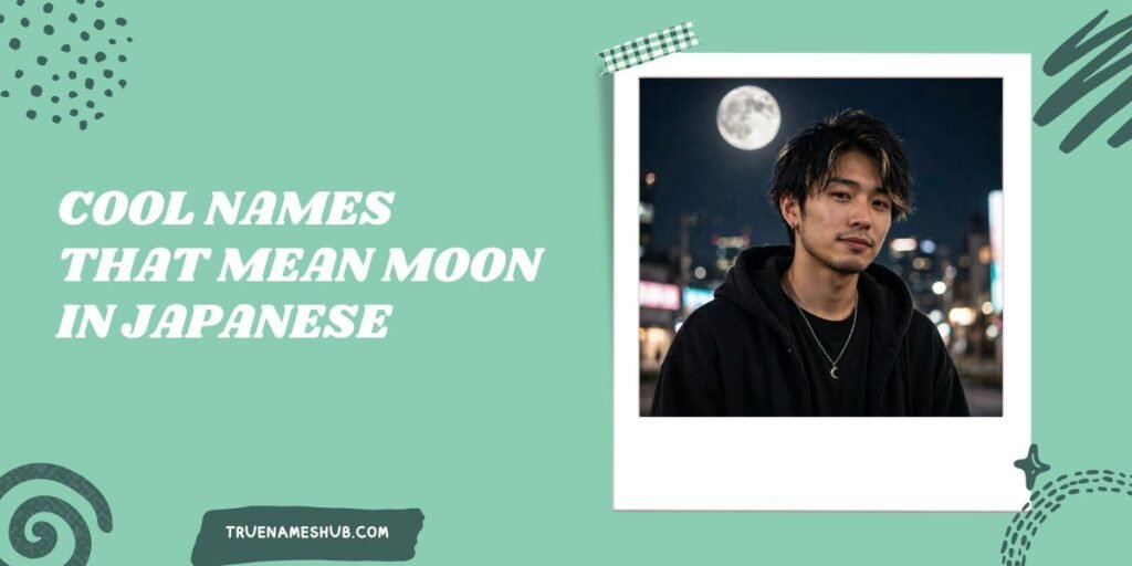 Cool Names That Mean Moon In Japanese