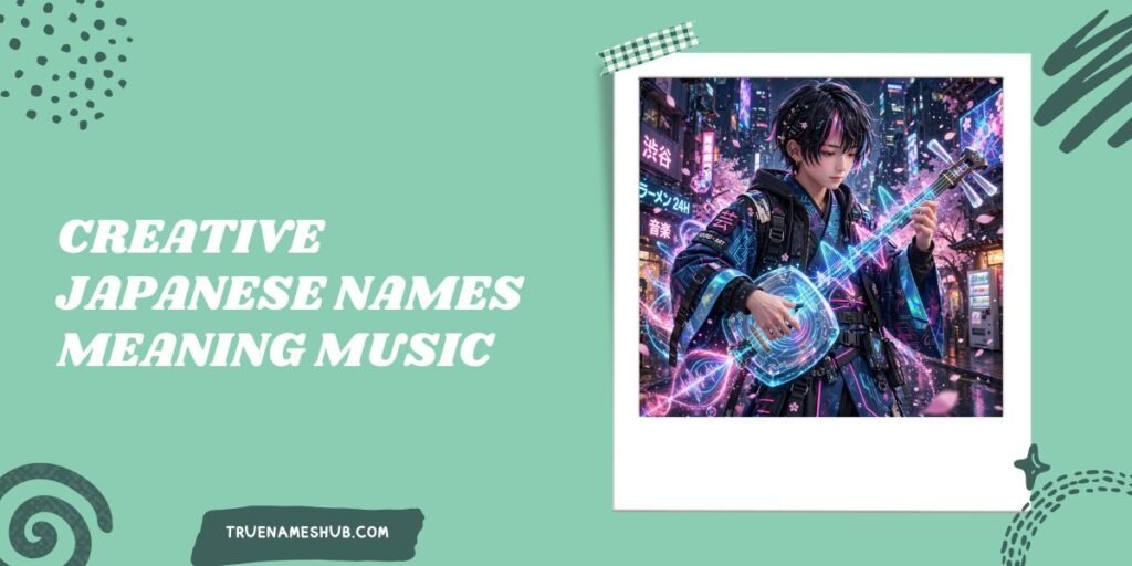 Creative Japanese Names Meaning Music