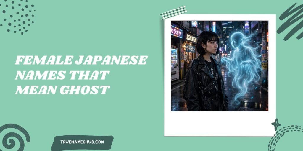 Female Japanese Names That Mean Ghost