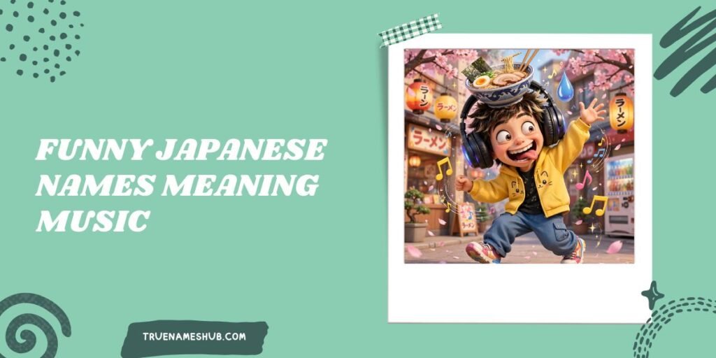 Funny Japanese Names Meaning Music