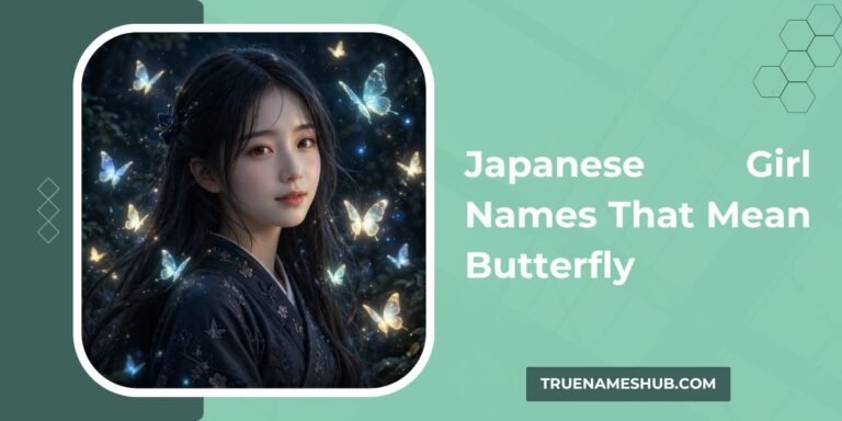 Japanese Girl Names That Mean Butterfly