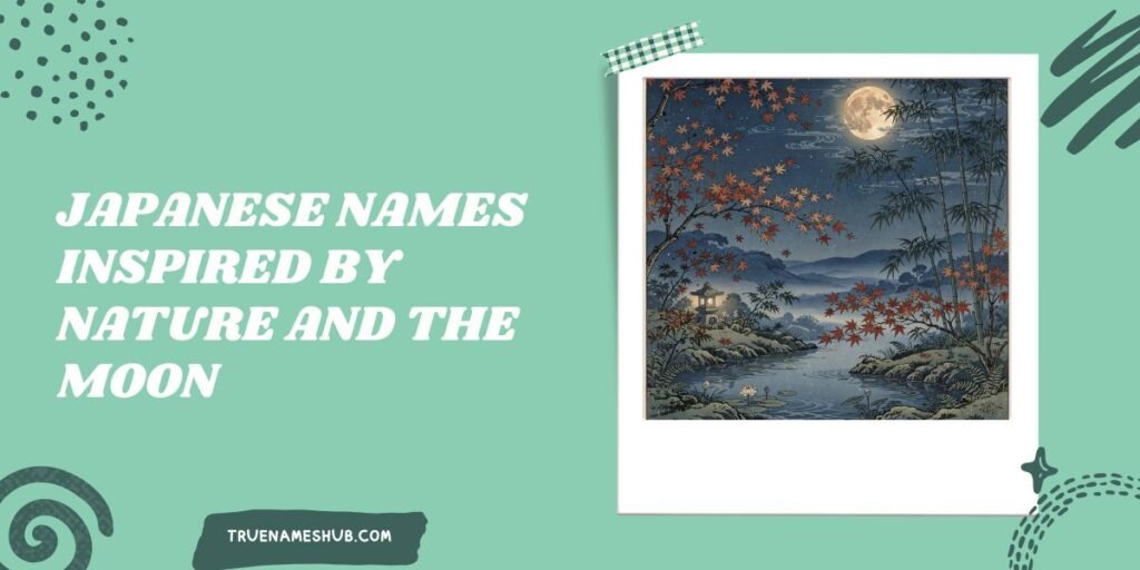 Japanese Names Inspired By Nature and the Moon