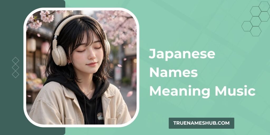 Japanese Names Meaning Music