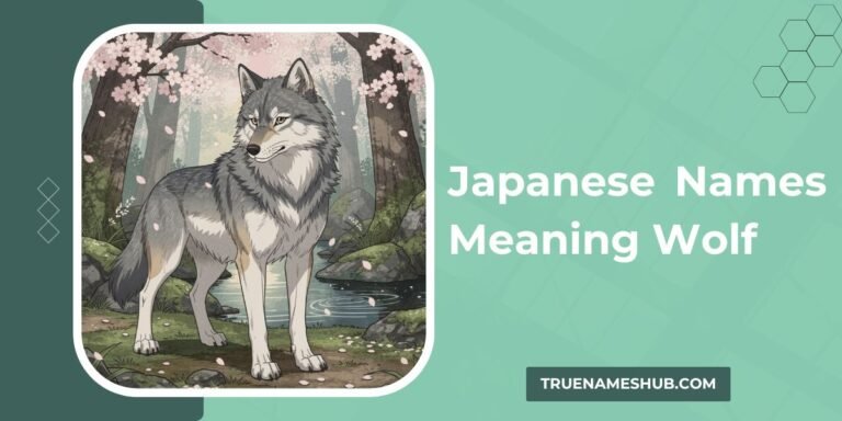 Japanese Names Meaning Wolf