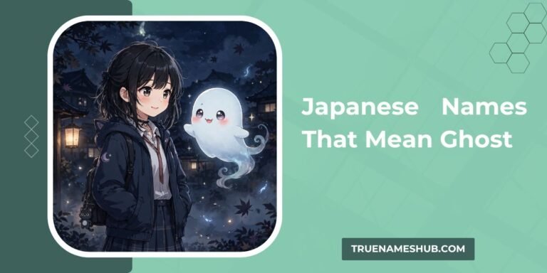 Japanese Names That Mean Ghost