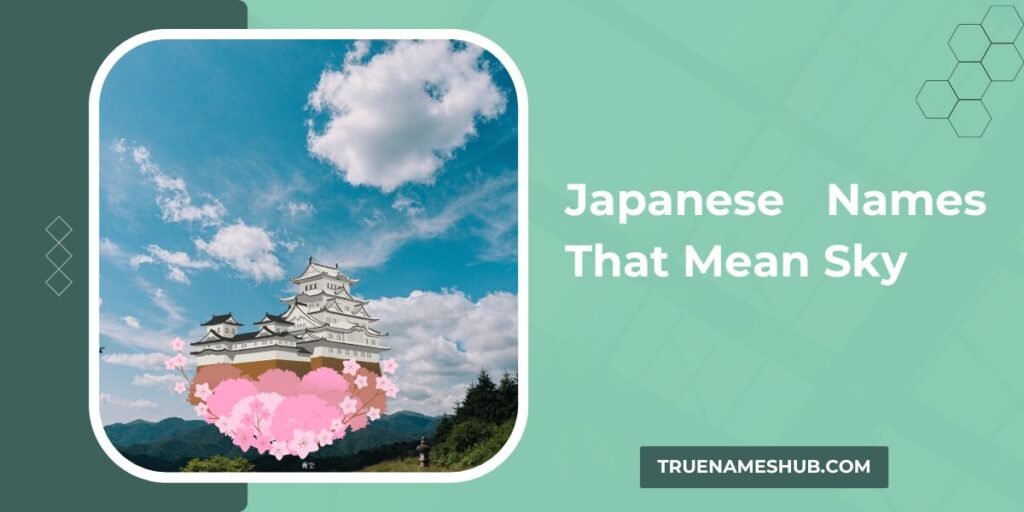 Japanese Names That Mean Sky