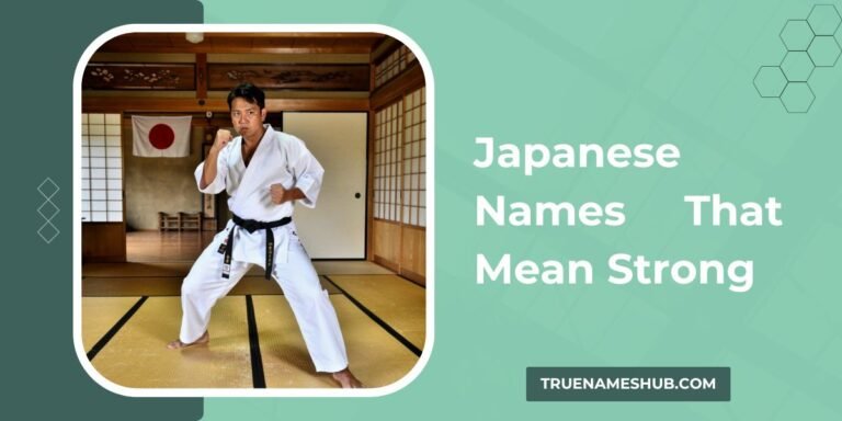 Japanese Names That Mean Strong