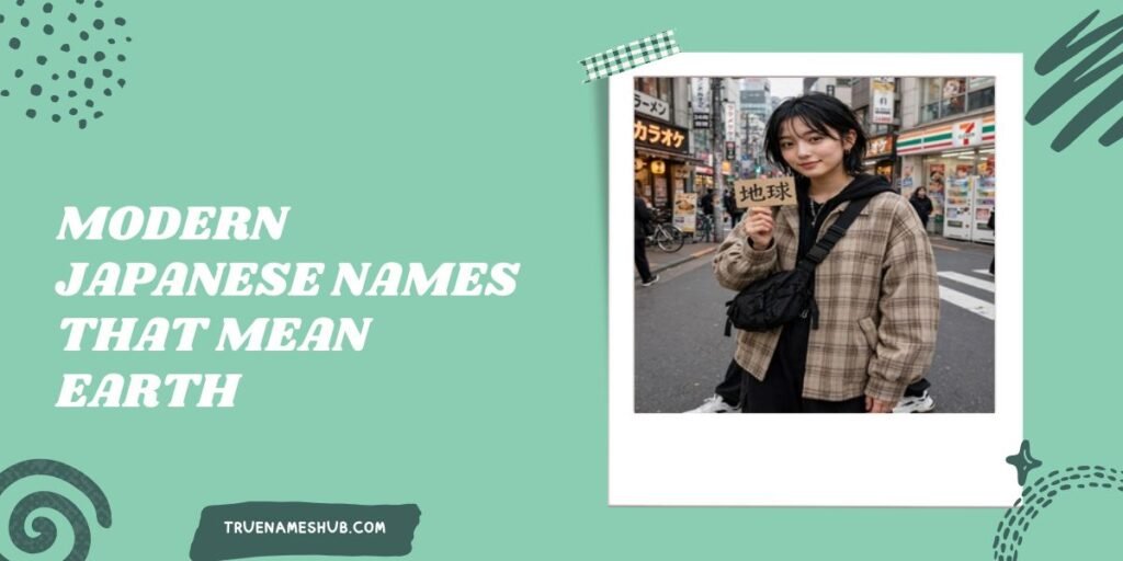 Modern Japanese Names That Mean Earth