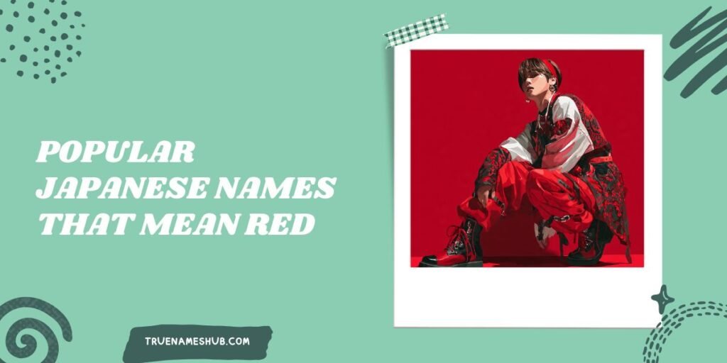Popular Japanese Names That Mean Red