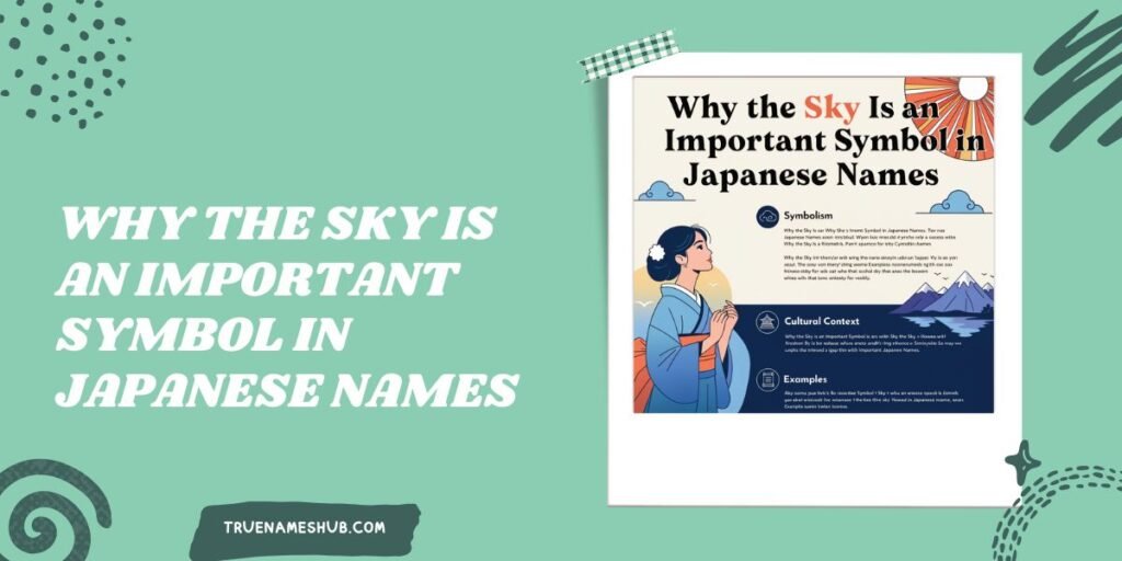 Why the Sky Is an Important Symbol in Japanese Names