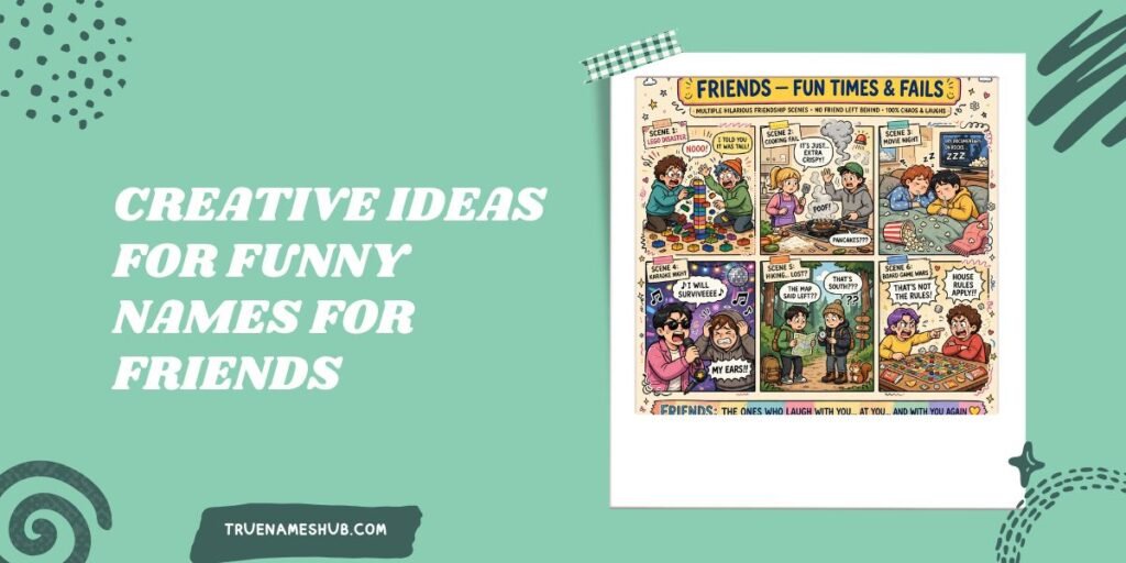 Creative Ideas For Funny Names For Friends