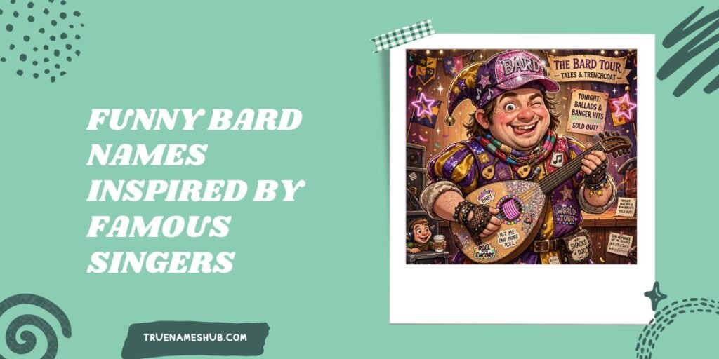 Funny Bard Names Inspired By Famous Singers