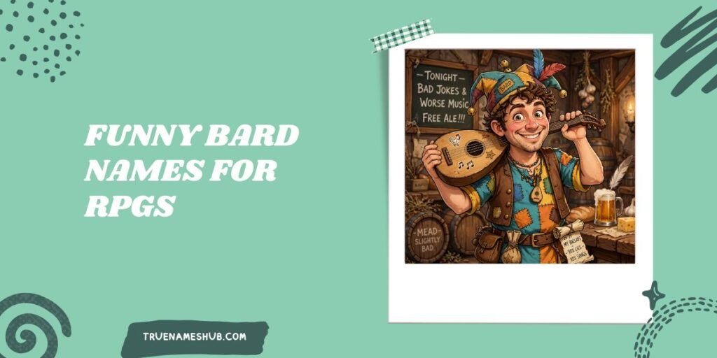 Funny Bard Names for RPGs