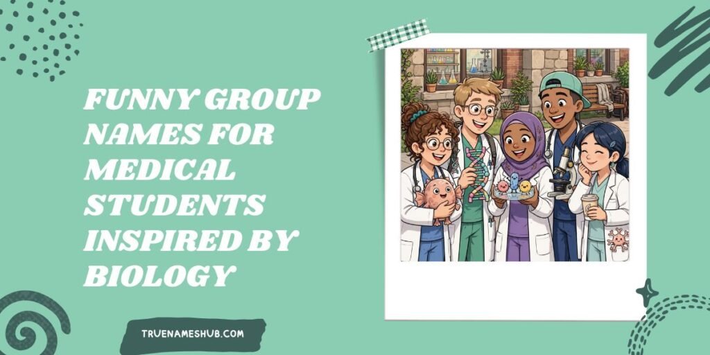 Funny Group Names for Medical Students Inspired by Biology