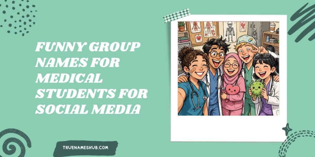 Funny Group Names for Medical Students for Social Media