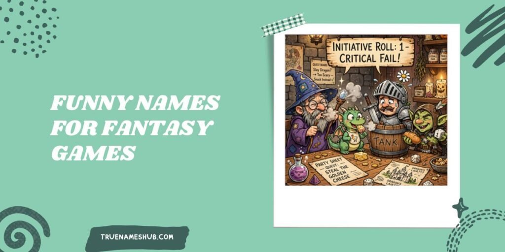 Funny Names For Fantasy Games