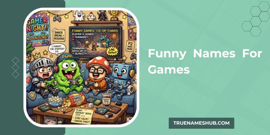 Funny Names For Games