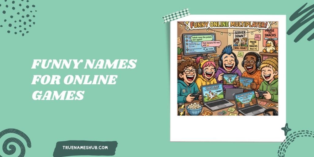 Funny Names For Online Games