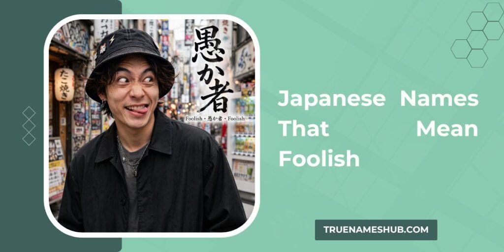 Japanese Names That Mean Foolish