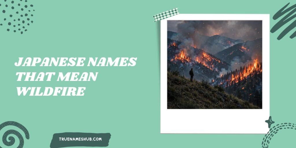 Japanese Names That Mean Wildfire